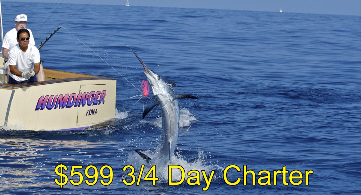 599 3/4Day Kona Fishing Charters